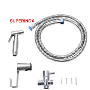 <span class=keywords><strong>Kit</strong></span> de douche hydromassante SUPERINOX en acier inoxydable avancé avec fonction d'arrêt pour le contrôle de l'eau - Product Image 3
