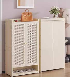 Zapatero de Bambú de Gran Capacidad, Moderno, a Prueba de Polvo, Impermeable, Ecológico, Multicapa, para Almacenamiento de Muebles del Hogar - Product Image 4