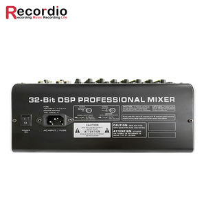 GAX-MC8 Console de mixage BT <span class=keywords><strong>8</strong></span> canaux 24 bits DSP Effet numérique Son Mixage DJ <span class=keywords><strong>Studio</strong></span> Mixeur - Product Image 2