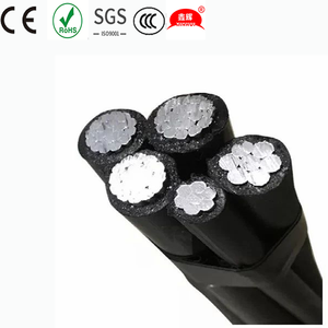 Câble aérien ABC en aluminium torsadé aérien 0.6/1kv câble ABC Triplex XLPE/PE <span class=keywords><strong>3x16mm2</strong></span> conducteur en aluminium - Product Image 4