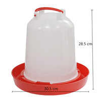 Équipement d'élevage avicole, mangeoire à poulet de 6 kg, mangeoires automatiques pour animaux, abreuvoir, mangeoire à poulet
