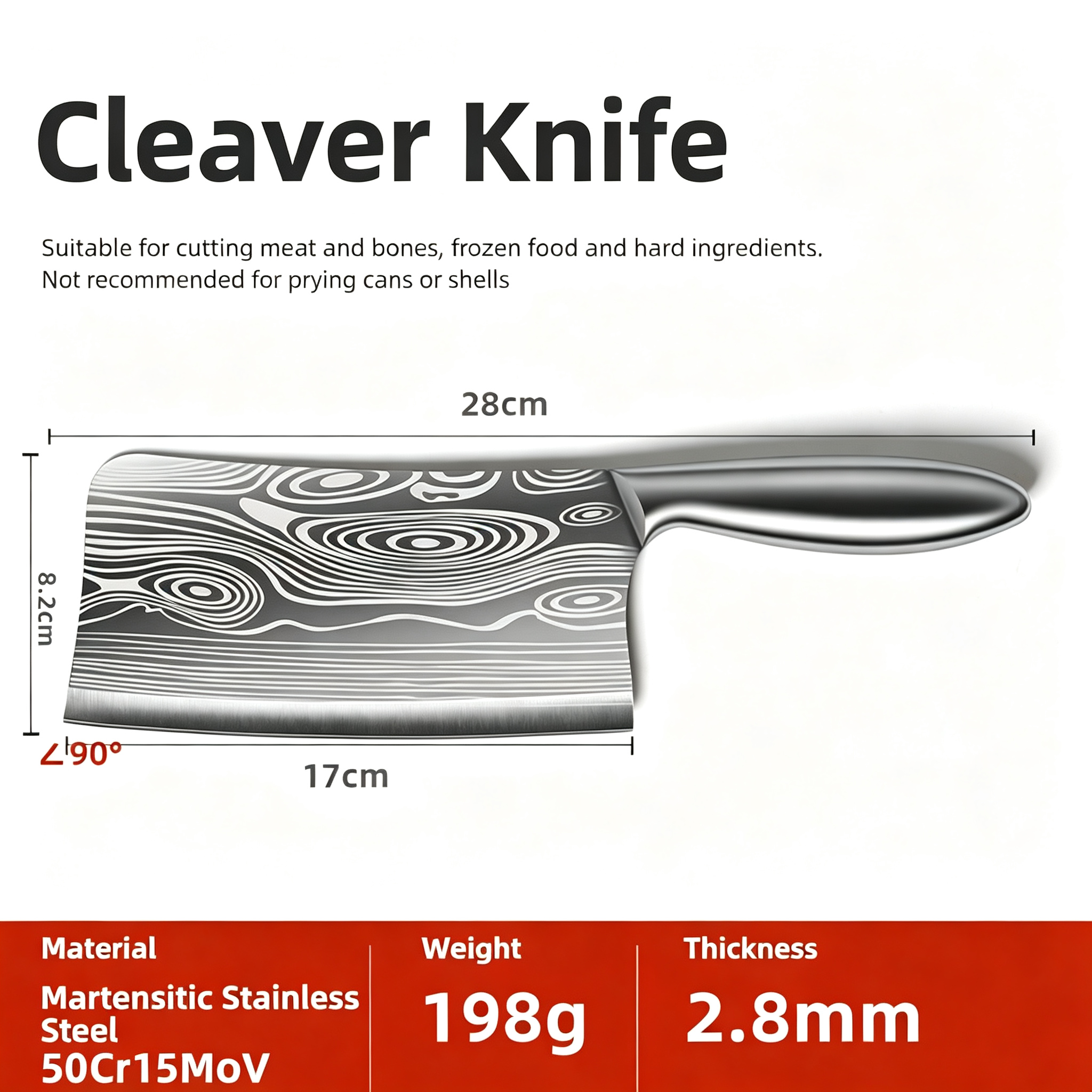 Bone-cutting knife
