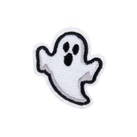 Patch de citrouille d'Halloween brodé par ordinateur pour accessoires de vêtements sélectionnés Hot Melt Cross-Border Sewing-Free Fabric DIY