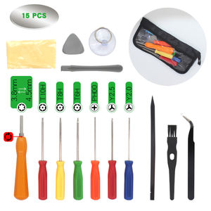 Juego de Destornilladores <span class=keywords><strong>Triwing</strong></span> 15 en 1, Kit de Reparación Duradero de ABS, Kit de Herramientas GameBit Completo para Reparación de Piezas - Product Image 1