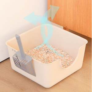 SY2025 One-piece Litter Box Spatter-proof Semi-enclosed <strong>Cat</strong> Latrine for Baby <strong>Cat</strong> Top in Litter Box Pet Supplies - Product Image 4