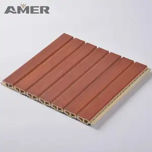 Amer easy installation water proof production with natural veneer panels wall decor interior great wall panel