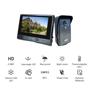 VIDEW <span class=keywords><strong>Interphone</strong></span> audio <span class=keywords><strong>sans</strong></span> <span class=keywords><strong>fil</strong></span> Téléphone intégré Contrôle d'accès <span class=keywords><strong>Sonnette</strong></span> de déverrouillage Convient pour Hôtel Bureau Hôpital - Product Image 3