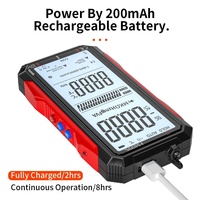 Multimètre numérique professionnel FS899C à écran super large, rechargeable, 6000 points, plage automatique, facile à lire et à utiliser