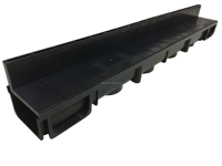 Caniveau de drainage linéaire en plastique avec trous de filtration en PP pour gouttière ou grille galvanisée Superdrain