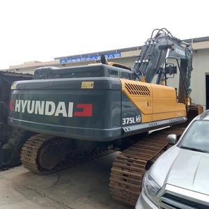 Excavatrice sur chenilles Hyundai 375LVS d'occasion, excavatrice hydraulique de 38 tonnes, équipement lourd pour mines - Product Image 6