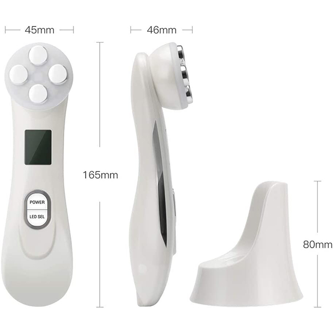 Hot Selling Deep Wrinkle Lifting Firming Wireless charge RF EMS Cooling LED Light Facial SPA SA-H06B electropor portatil