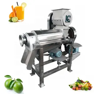 Soğuk pres ticari meyve suyu makinesi/meyve sıkacağı makinesi/vida sıkacağı meyve ve sebze için