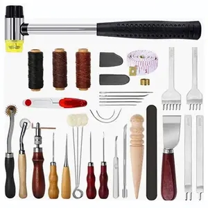 Профессиональные кожаные инструменты, наборы для рукоделия, кожаные инструменты для ручной работы