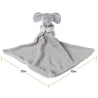 Couverture de sécurité en peluche éléphant gris pour bébé fille