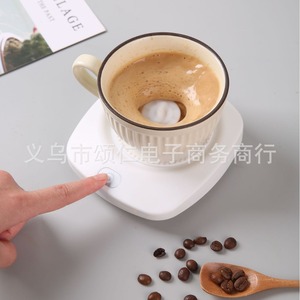 เครื่องตีฟองนมไฟฟ้าแบบแม่เหล็กทรงสี่เหลี่ยม ดีไซน์มินิมอล สำหรับกาแฟและชา - Product Image 3