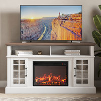 Venta directa de fábrica Chimenea eléctrica de China Chimeneas eléctricas al por mayor Consola de gabinete de TV de lujo con chimenea