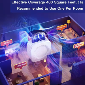 2024電子フライング昆虫トラップ: UVライトトラップが屋内用のフルーツフライ、ナツ、イエバエを捕獲 - Product Image 4