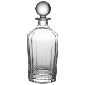<span class=keywords><strong>Carafe</strong></span> à <span class=keywords><strong>whisky</strong></span> rectangulaire cannelée verticale de 850 ml avec bouchon sphérique, <span class=keywords><strong>carafe</strong></span> à liqueur vintage en <span class=keywords><strong>cristal</strong></span> clair côtelé - Product Image 2