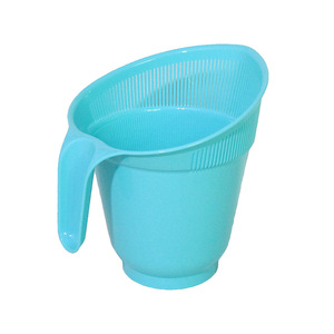 Passoire multifonction pour laver le riz, égouttoir à légumes et fruits avec poignée, passoire de cuisine verte - Product Image 4