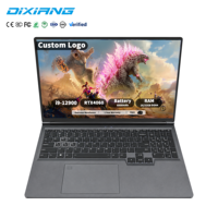 Ordinateur portable DIXIANG Core I9-12900 RTX 4060, 16 pouces, 1200P, 64 Go DDR5, 2 To SSD, clavier rétroéclairé RVB, lecteur d'empreintes digitales, Windows 11, ordinateur portable de jeu