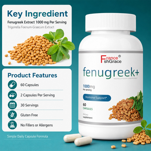 Capsules de Fenugrec Personnalisées Sans OGM Sans Gluten Extrait 60 Capsules Complément Alimentaire Végétarien pour Adultes - Product Image 5