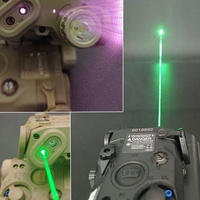Boîte à piles tactique LWXC PEQ 15 avec laser vert, lumière blanche et lumière infrarouge, pointeur laser PEQ PEQ-15