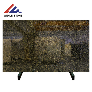Lastra di Marmo Nero Dorato di Lusso Wenlei, Pietra Naturale con Venature Dorate per Pareti, Pavimenti, Piani di Lavoro, Cucina, Esterni e Design di Ville - Product Image 1