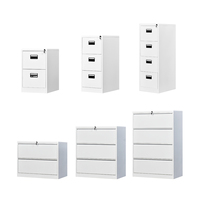 Armoire métallique d'approvisionnement d'usine certifiée TUV armoire à 4 tiroirs avec tiroirs classeur vertical en métal ignifuge