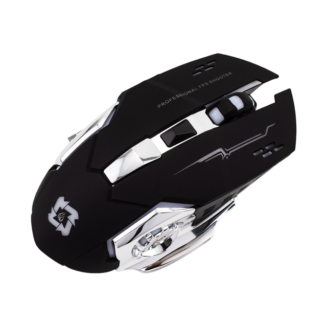 2025 New Computer Laptop Design Right-handed Gamer Luminous Wireless USB Charging Mouse Custom Logo Silence Hot Sales
