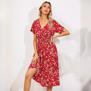 Vestido de Fiesta Elegante Personalizado de Alta Calidad para Mujer, Estilo Occidental Largo hasta la Rodilla, Diseño Sólido, Transpirable, Cintura Baja - Product Image 3