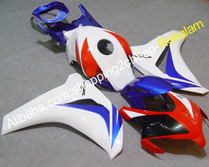Para <span class=keywords><strong>Honda</strong></span> CBR1000RR <span class=keywords><strong>2008</strong></span>, 2009, 2010, 2011 CBR1000 CBR RR <span class=keywords><strong>1000RR</strong></span> moto accesorios Kit ABS blanco Azul Rojo Negro carenado - Product Image 1