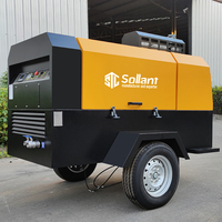 Compresseur d'air diesel 8 bars pour le gonflage des pneus d'avions et le service au sol en aérodromes éloignés