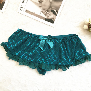 Culottes string en dentelle transparente séduisantes pour femmes, lingerie sexy en dentelle transparente, culottes à ourlet court - Product Image 2