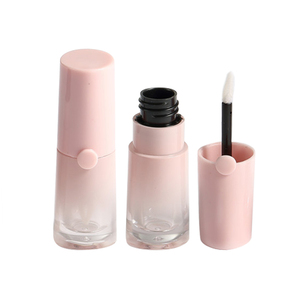 Yueshunxing 5ml Factory Direct Sale Little <strong>Fat</strong> <strong>pink</strong> Frosted Plastic Matte Gradient <strong>pink</strong> Empty Lip Gloss Tube - Product Image 4