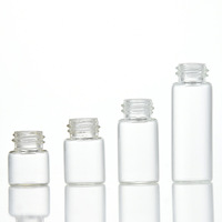 Flacon rond en ambre de petite taille avec bouchon à vis noir et bouchon de sécurité pour échantillonnage de parfum et d'huiles essentielles - Vente en gros