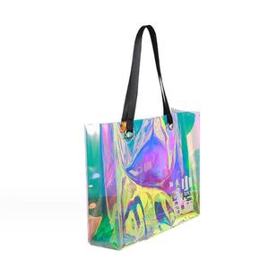 Borsa trasparente accetta borsa della spesa in PVC trasparente di lusso di moda personalizzata piccola infermiera borse di plastica borse a mano - Product Image 5