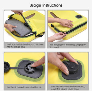 Sacchetti Sottovuoto Premium Personalizzabili Leggeri con Chiusura a Zip per Valigie, Organizzatore Riutilizzabile per Viaggi - Product Image 5