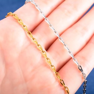 Collier ras du cou unisexe en acier inoxydable de 2,2 mm, chaîne à maillons, couleur or/argent, accessoires de bijoux tendance pour les fêtes - Product Image 4