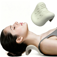Nouveautés : Appareil de relaxation pour le cou et les épaules, Dispositif de traction cervicale, Oreiller de massage pour étirement du cou