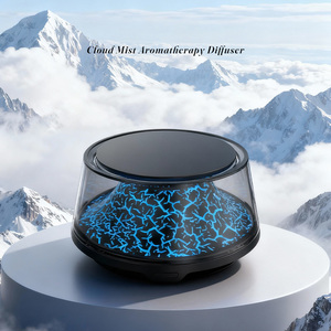 Nuovo <span class=keywords><strong>Diffusore</strong></span> di Aromi per Auto Portatile in Plastica da 10ml con Illuminazione LED, Effetto Vulcano e Nuvola, Decorativo per Esterni - Product Image 2