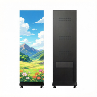 Système d'affichage LED HD, contrôlé par Wifi/USB, afficheur LED sur pied, affiche LED P2.5, panneau d'affichage
