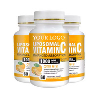 Comprimés de Vitamine C Liposomale Superaliment Santé Acide Ascorbique Compléments pour le Système Immunitaire pour Adultes et Femmes Enceintes