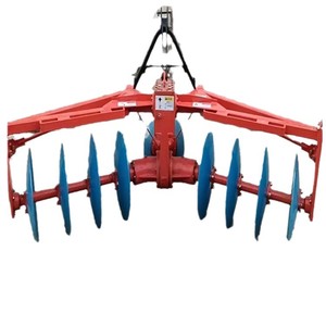 Disc Plough Farm <b>Cultivator</b> 4 Row Red V Type Drive High Productivity For Rice Field Tilling - Product Image 1