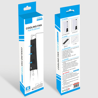 Externer LED Smart Auto-Temperaturregelungs-Lüfter USB-Kühler für PlayStation 5 PS5 P5 Ultra HD Digital Edition Spielkonsole