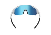 Lunettes de vélo sans monture polarisées, verres PC UV400, logo personnalisé, pour cyclisme sur route, course à pied et randonnée