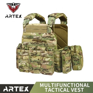 Gilet tactique personnalisé Combat Libération rapide Porte-plaque Molle Gilet tactique Entraînement Gilet tactique Chaleco Tactico - Product Image 2