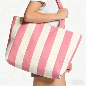 Nueva bolsa de hombro de lona de algodón ecológica para mujer, moderna y personalizable con logotipo impreso, bolsa de compras. - Product Image 4