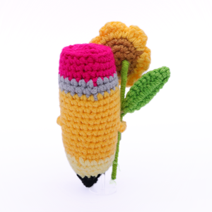 ตุ๊กตาถักไหมพรมรูปดินสอขนาดเล็ก ของขวัญสนุกๆ สำหรับเพื่อนสนิท ของขวัญสร้างแรงบันดาลใจด้านสุขภาพจิต - Product Image 6