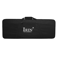 IRIN Tas Ransel Gitar Keras Bahan Oxford Tahan Air, Tas Tambahan untuk Pemain Musik, Tas Ransel Hardcover, Tas Gitar Elektrik