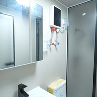 Maison Modulaire Préfabriquée en Acier Pliable et Extensible de 20 Pieds, Économique, Écologique et au Design Moderne pour Jardin